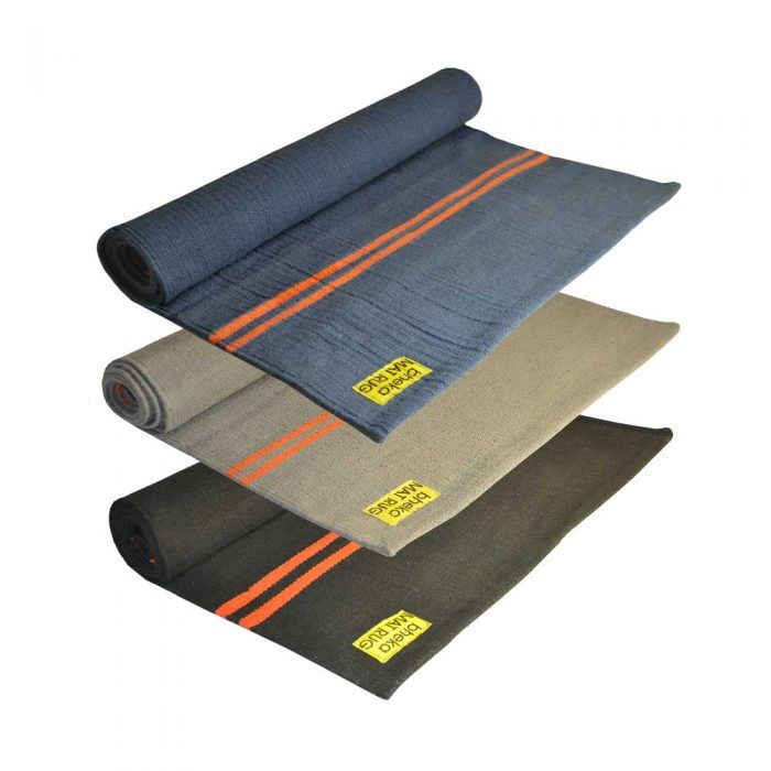 Mysore Striped Cotton Yoga Mat Rugs