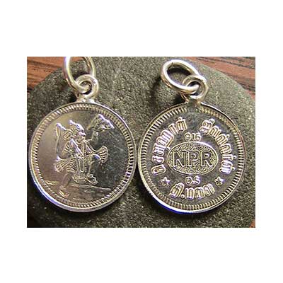 Hanuman Silver Charm