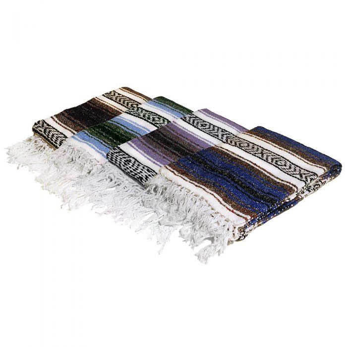 Light Weight Mexican Blanket Assorted Colors