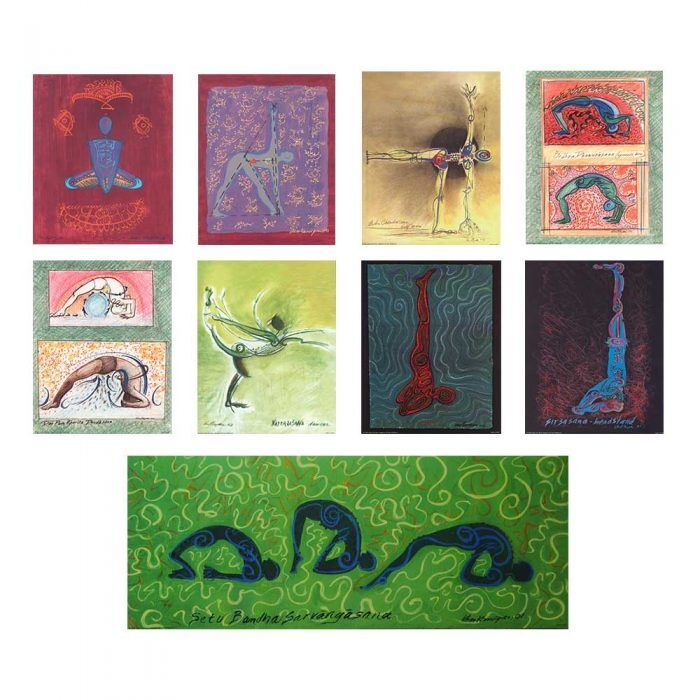 Artful Yoga Mini Posters by Nancy Van Kanegan