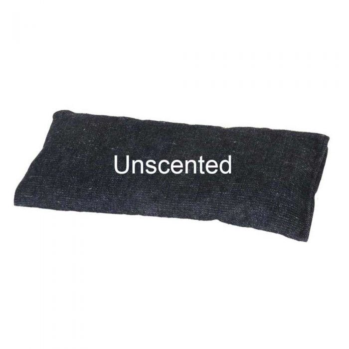 Dark Blue Oversized Organic Cotton Flax Unscented EyePillow