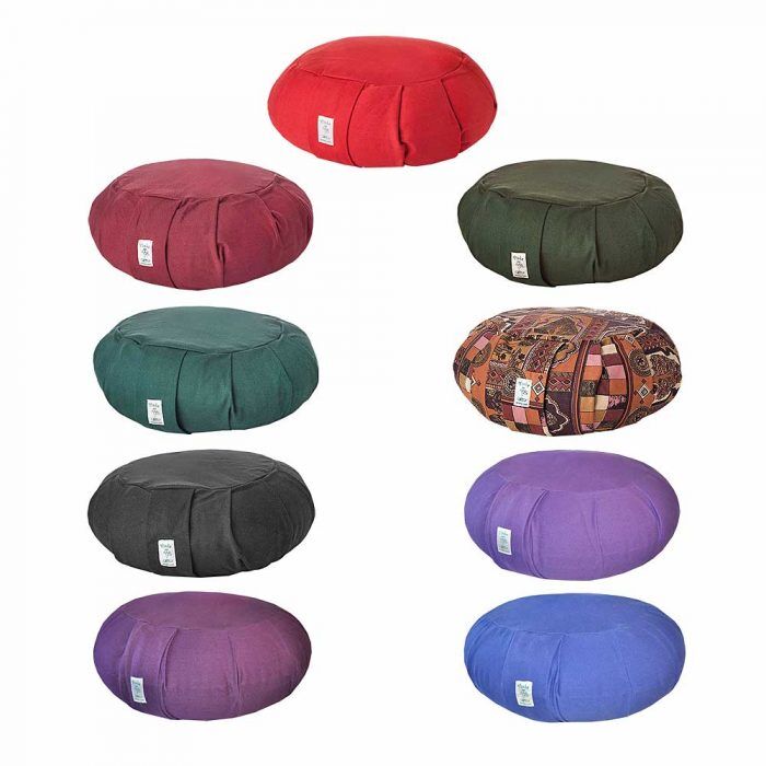 bheka Round Cotton Yoga Zafu