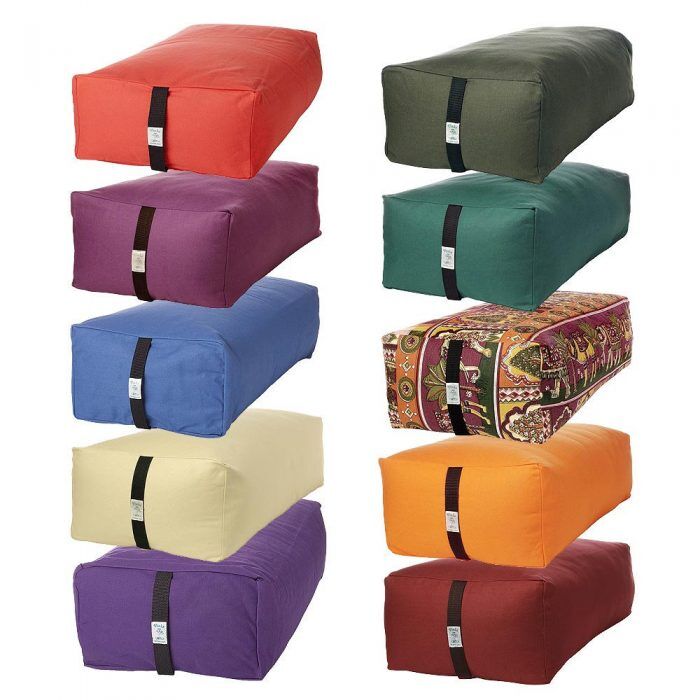 Rectangular 100% Cotton Yoga Bolster