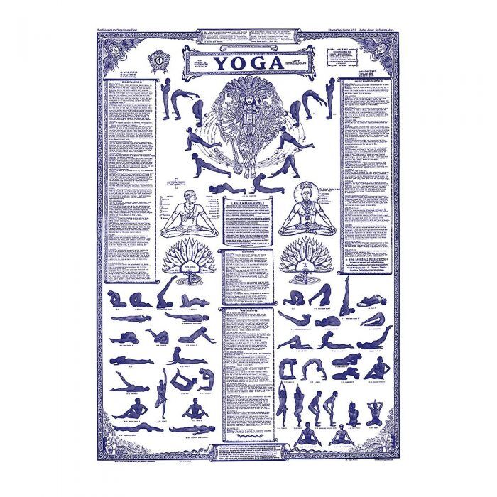 Dharma Mittra's Beginner/Intermediate Course Chart