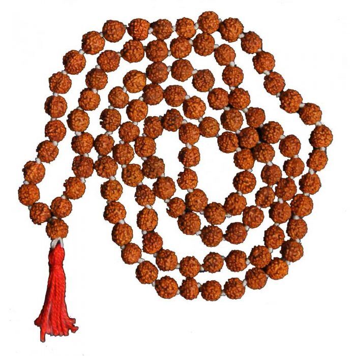 7mm Rudraksha Japa Mala