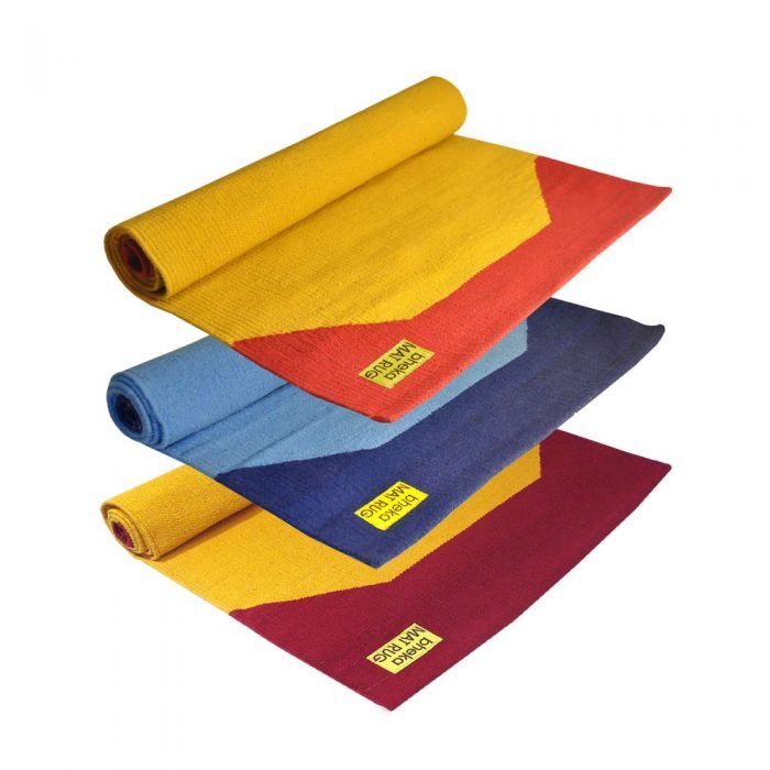 Bracketed Cotton Yoga MatRugs Group